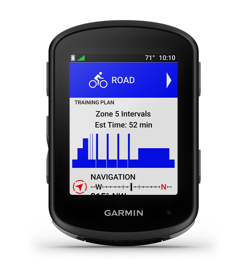 Garmin Edge 540 mostrando botones laterales